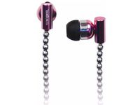 Mizco EKU-CHN-PK ECKO CHAIN Stereo Earbud Headphones with In-Line Microphone - Pink