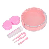 Wytino Mini Contact Lens Case, Portable Mini Contact Lens Storage Box Case Container Holder Suitable for Daily Use and Travel(Pink)