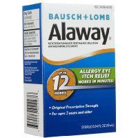 Bausch and Lomb Alaway Itch Relief Eye Drops - 0.34 oz. (Quantity of 2)