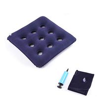 BIHIKI Medic-air Seat Cushion Prevent Bedsore with Pump,17"X17" Air Inflatable Cushion for Back Tailbone Support, Bed Sores, Pain Relieve, Wheelchair/Office/Car Sitting