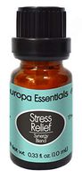 Europa Essentials All Natural Stress Relief Calming Synergy Essential Oil Blend - 100% Pure Therapeutic Grade, Aromatherapy Blend with Clary Sage, Ylang Ylang, Orange and Lemon, 10ml