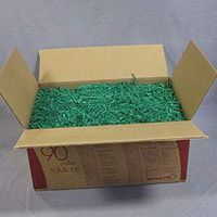 JF World Green Crinkle Cut Paper Shred 10 lb Carton