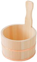 Wooden Pail for Bathroom (Made of Japanese Cypress, Hinoki)