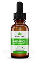 Premium Organic Hemp Oil by Nature's Purity - 1500mg Super Strength - 100% Natural, Reduces Anxiety, Inflammation, Joint Pain, Stress
