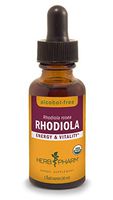 Herb Pharm Certified Organic Rhodiola Root Extract for Energy, Endurance and Stamina, Alcohol-Free Glycerite, 1 Ounce