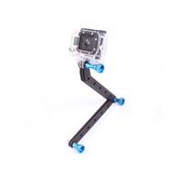 Goliton Aluminum Alloy Extension Arms Mount Rig Screw for Gopro Hero4/3+/3/2/1 - Blue