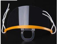 40 Pieces of Transparent Masks Catering Special Food Hygiene Plastic Kitchen Smile Restaurant Anti-fog Spray Saliva Chef,10 pieces