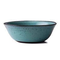 AXZHYX Bowl Creative Vintage Ceramic Tableware, Rice Bowl, Soup Bowl, Vegetable Bowl, Salad Bowl, Dessert Fruit Bowl Hotel Tableware Home Noodles Boiled Fish Soup Bowl