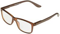 ICU Eyewear Screen Vision - Brown Rectangle Blue Light Eyeglass