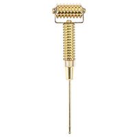 Acupuncture Points Detector Probe Facial Ear Acupoints Spring Needle Massage Roller (Gold)