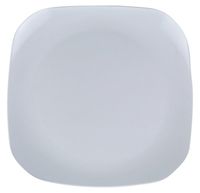 Yanco MD-408 Milando Square Plate, 7.5" Length, 7.5" Width, Melamine, White Color, Pack of 48