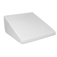 Lither 26"*25"*7.5" Massage Back Lumbar Memory Foam Wedge Support Pillow White