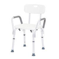 TYJ-USA Walker Elderly Bath Chair Shower Bench, Aluminum Alloy Anti-Skid, Pregnant Women Bath Chair Bathroom Chair (Color : White, Size : 465770cm)