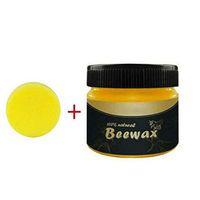 JOSIFER Wood Seasoning Beewax - Traditional Beeswax Polish for Wood & Furniture, All-Purpose Beewax for Furniture to Beautify & Protect,sponge