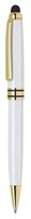 Executive Brass Itouch Pen (White)
