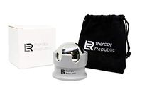 CryoTech Cold Massage Roller Ball by Therapy Republic | Maximum Recovery, Myofascial Release, Deep Tissue Massage, Pain Relief, Substitute for Ice Pack with Removable Ball (Gray)