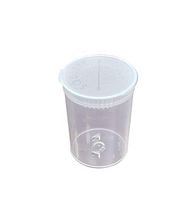 30 Dram “Pop Top” Prescription Vials/Bottle Variety of Colors for All Your Pills or Supplements by MT Products - (15 Pieces) (Clear)