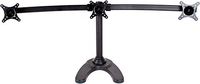 Curved Triple LCD Monitors 3 Screen Stand Freestanding Up to 24"