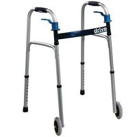 Sammons Preston Dual Palm Release Folding Walkers ( Junior Walker with 5" wheels )