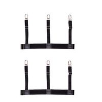 1Pair Shirt Stays Upgraded Adjustable Shirt Suspenders for Man Shirt Holders Garters Flexible Elastic with Non-Slip Locking Clamps