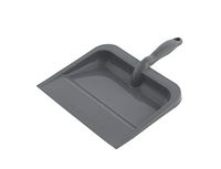 Superio Heavy Duty Dustpan - Durable Plastic with Comfort Grip Handle, Lightweight Multi Surface Dust Pan for Easy Sweep Broom 10 inch Wide