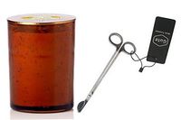 Rosy Rings Sunray Signature Glass - Honey Tobacco and Gute Wick Cutter (2 Piece Bundle)