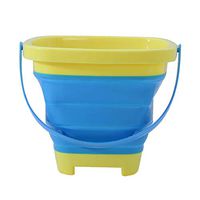 Arrowsy Collapsible Bucket Compact 2-Liter Silicone Folding Bucket Kids Beach Play