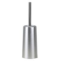 ZDDAB Stainless Steel Toilet Cleaning Brush Combination, Bathroom Accessories Toilet Brush Holder, Clean No Dead Ends (Color : Silver)