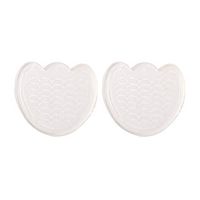 3 Pairs Girl Skid-Proof Forefoot Pads Shoe Insoles, Clear