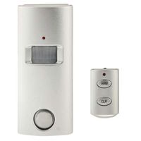 Wireless Solar Motion Alarm System with IR Remote + 130dB Loud Siren Sound
