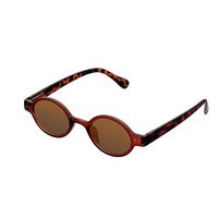 Jcerki Polarizing Tinted Brown Nearsighted Myopia Distance Glasses -3.75 Strengths for men women Light Frames