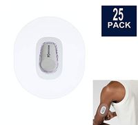 HiBell 25-Pack Dexcom G6 CGM Patches, Pre Cut Clear Waterproof Adhesive Patches, Hypoallergenic Tape, Dexcom CGM Sensor Protection Stickers