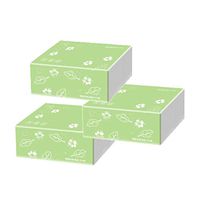 Zcuhen Facial Tissue Paper Tissue Pumping Paper Napkin Paper Hand Tissue Paper Toilet Paper Table Kitchen Paper Essential Multifold Paper Towels 300 Sheets Per Pack 3/4 Pack