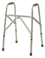 MediChoice Lightweight Rigid Adjustable Walker, 400 lb. Capacity, Aluminum, 2867WLK1000 (Case of 4)