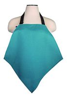 Food Firewall Adult Dining Bib/Mini-Apron-Top Clothing Protectors - Teal Basico