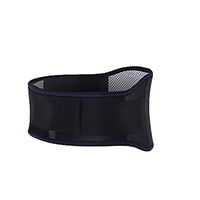 Mifelio Breathable Belts Waist Trainer Slimming Body Shaper Belt - Sport Girdle Waist Trimmer Compression Belly Work Steel Plate Cushion Belt Waist（Black）