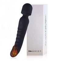 Portable Computer Force LED Vibrator 7 Speed Heating Mode for Shoulder Neck and Back Waist Hips, Full Body Pain Relief