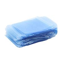 LoveinDIY 100Pcs Plastic Poly Zipper Bag, Clear Poly Zipper Bags, Resealable Ziplock Storage Plastic Bags for Jewelry Storage - 4x6cm