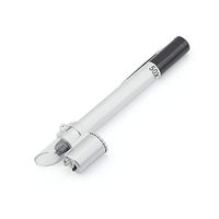 Owfeel 50X Magnification LED Pocket Microscope Magnifier Magnifying Gem Pen Jewelry Loupe