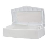 Nail Art Tools,Putars Fashion Sterilizer Tray Box Sterilizing Clean Nail Art Salon Manicure Implement Tool (Clear)