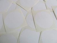 Minilabel 64mm Serrated Edge , Certificate Wafer Company Seal Labels , Stickers For Embossing , Awards & Rewards White