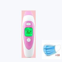 Cxmm Body Temperature Gun, Electronic Thermometer for Measuring Human Infrared Baby's Frontal Ear Temperature and High-Precision Non-Contact Home Medical Use