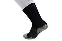 OS1st WP4 Wellness Performance Socks ideal for diabetics, sensitive feet and circulation support (XXLarge, Black Crew)