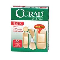 Bandage, Plastic, Asst Sizes, PK 80