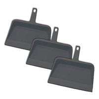 impact products inc 700-90 12", Black, Plastic, Heavy Duty Dust Pan (3)