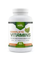 MFL Complete Vitamins | MULTIVITAMIN & Minerals | Omega 3.6.9 | COQ-10 | D3 | NO Iron | 60 Capsules
