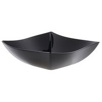 Wavetrends? 32 oz Black Plastic Serving Bowl - 7 1/2"Sq x 2"H