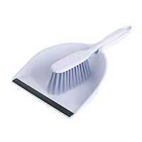 Mini Desktop Broom Dexterous Plastic Multi-Function Desktop Small Broom Combination Soft Brush Magic Broom And Dustpan Windowsill Desktop Cleaning Tools (Color : Blue)