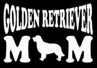 Golden Retriever Mom Decal Vinyl Sticker|Cars Trucks Vans Walls Laptop| White |5.5 x 3 in|LLI388
