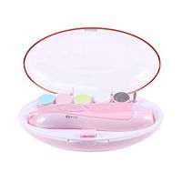 Healifty Nail Polisher 1pc Baby Nail File Multi-Functional Battery Operated Electric Nail Trimmer Nail Polisher Nail Clipper for Toddler Infant